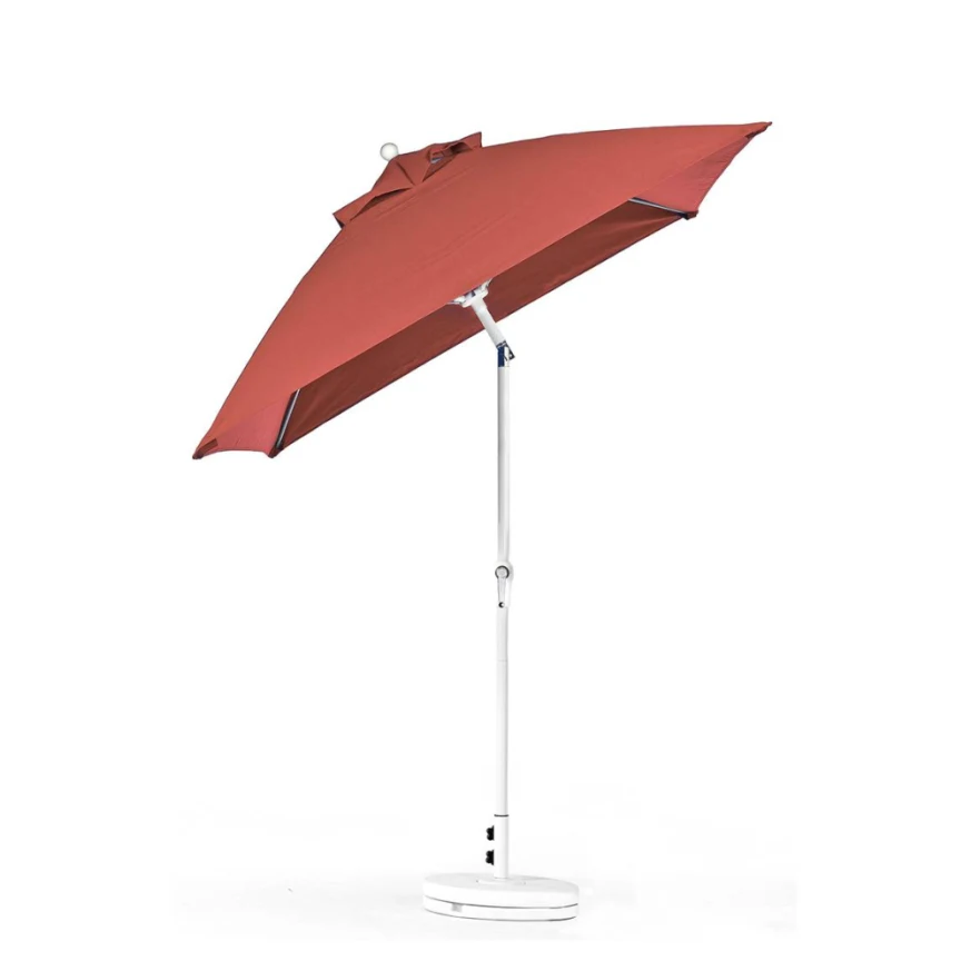 Frankford Monterey 6.5' Square Market Umbrella (Crank / AutoTilt) CurranOUTDOOR